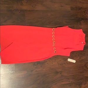 Gianni Bini Orange Cocktail Dress